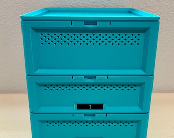 Mealworm Farm- breed and raise your own live-feeders (Teal Blue)