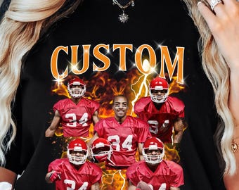 Custom Football Bootleg Shirt, Custom Bootleg Girlfriend Boyfriend Shirt, Bootleg Player Shirt,Custom Baseball Shirt,Custom Basketball Shirt