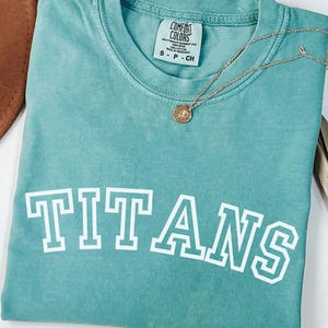Comfort Colors® Custom School Mascot Shirt, Retro Game Day T-Shirt, Game Day, Personalized Spirit Shirt, Touchdown Season, Sports Shirt