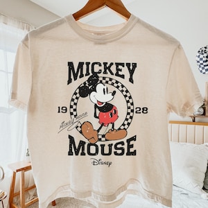 mickey mouse disney 1928 comfort colors boxy tee