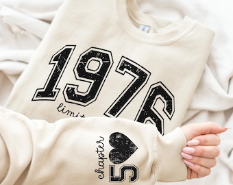 50th Birthday Sweatshirt, Limited Edition 1976 Hoodie, Chapter 50 Shirt, 50th Birthday Gift