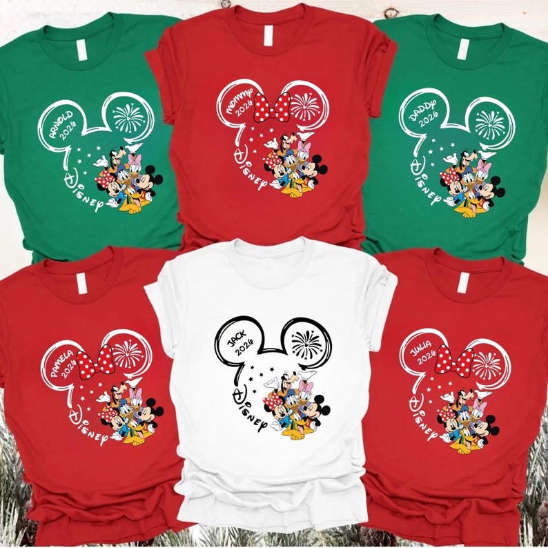 Disney 2026 Trip Shirt, Disneyland Family Matching Vacation Tee, Custom Disney Trip T-Shirt, Disneyworld Kids Disney image 3