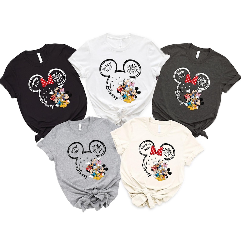 Disney 2026 Trip Shirt, Disneyland Family Matching Vacation Tee, Custom Disney Trip T-Shirt, Disneyworld Kids Disney image 2