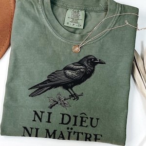 Anti-Authoritarian Shirt, Ni Dieu Ni Maître, No God No Master, Anti Trump Shirt, Leftist Protest Shirt, Anarchist T-shirt, Anti Trump Shirt
