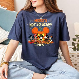 Mickey&#39;s Not-So-Scary Halloween Party Shirts, Mickey and Minnie Halloween Family Shirts, Disney Halloween Shirts