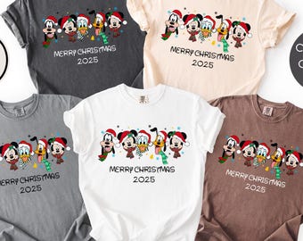 Mickey and Friends Nutcracker Shirt, Disney Christmas Tee, Xmas Holiday Sweatshirt, Disneyland Trip Sweater, Comfort Colors T-Shirt