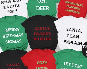 Christmas Shirt, Christmas Family Shirt, Matching Christmas Shirts, Funny Family Xmas Shirts, Christmas Group Shirts, Funny Christmas Party