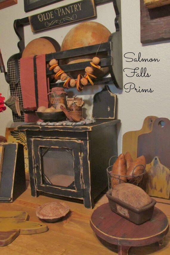 Items similar to Primitive Table Top Pie Safe on Etsy