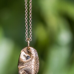 Tear Drop Petite Pet Nose Print Silver / Gold image 5