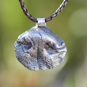 Pet Nose Impression In Fine Silver