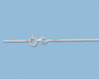 Sterling Silver 1.5 mm Box chain