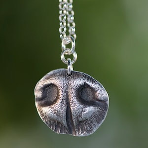 Pet Nose Impression In Fine Silver small image 1