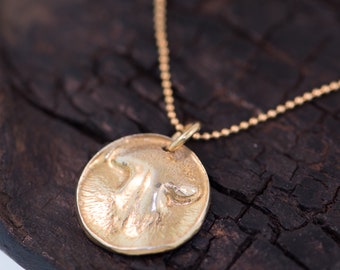 Pet Nose Print Gold (small)