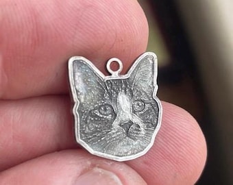 Your Pet Photo Engraved Charm