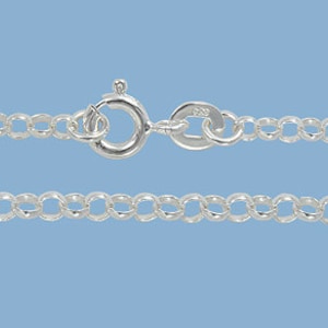 Sterling Silver 2.5 mm Rolo Chain