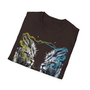 Lion Graphic Tee: Unisex Softstyle Cotton T-Shirt