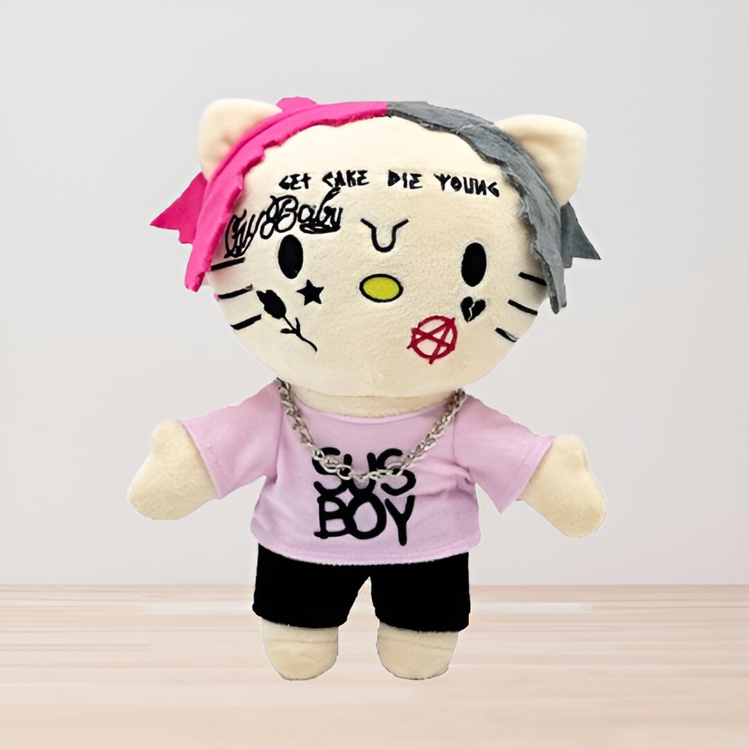 Lil Peep Plush X Hello Kitty - Etsy