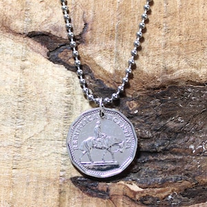 Horse Rider Coin Necklace - Argentina - El Resero N1110