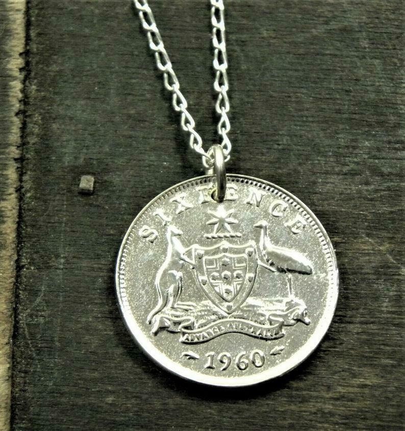 Australian Coin Necklace Etsy