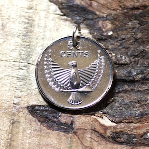 Eagle Spirit Coin Pendant - Solomon Islands - Charm P201