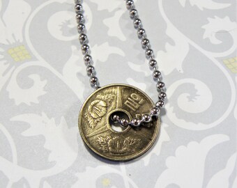 Korean Coin Necklace - Etsy
