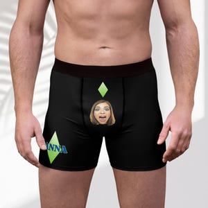 Personalized Boxers for Men, Custom Name Boxer, Custom Face Underwear, Custom Boxers with Photo, Boyfriend Husband Gift, Funny Wedding Gift