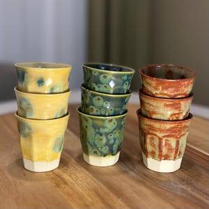 Handmade Ceramic Espresso Cup - Color Options Ceramic Coffee Mug - Stoneware Espresso Cup
