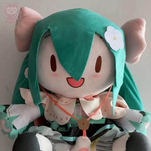 Happy Miku, Anime, Doll, Plush, Decor, Toy, Statue, Gift