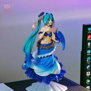 Hot Mermaid Miku, Anime, Figure, Decor, Toy, Statue, Gift, Kawaii