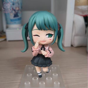 Little Miku 10cm, Anime, Figure, Decor, Toy, Statue, Gift, Kawaii