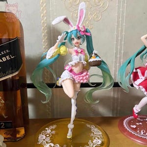 Rabbit Miku 22cm, Anime, Figure, Decor, Toy, Statue, Gift, Kawaii