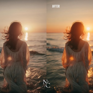 Golden Hour Lightroom Presets, Warm Presets, Gold Presets