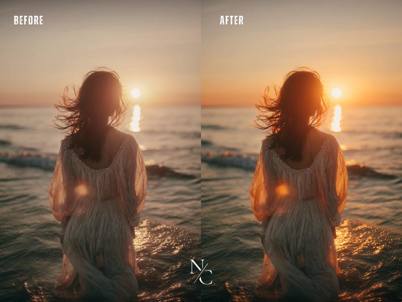 Golden Hour Lightroom Presets, Warm Presets, Gold Presets