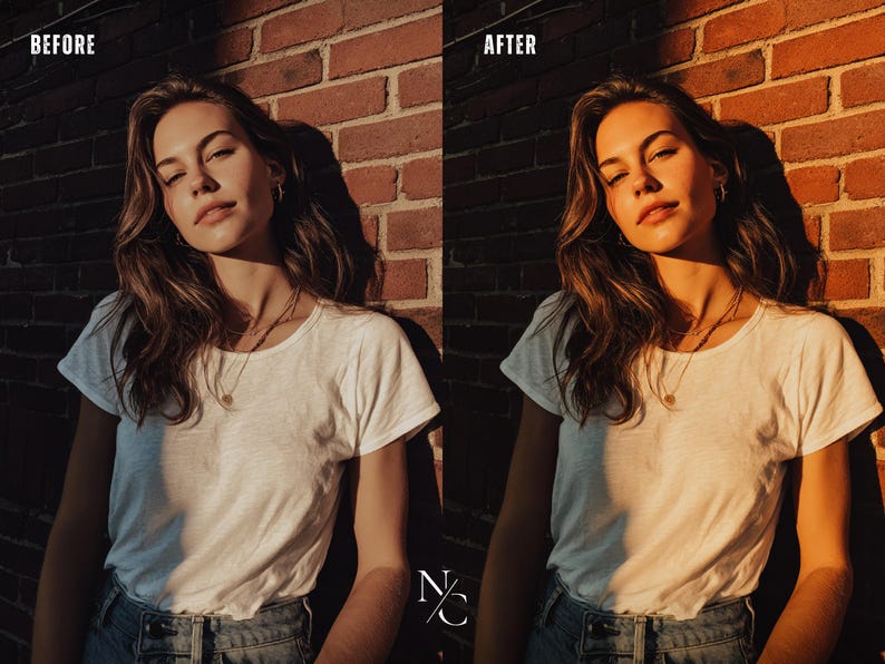 Golden Hour Lightroom Presets, Warm Presets, Gold Presets