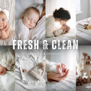 Baby Lightroom Presets: Świeże, czyste filtry na Instagramie (do pobrania w wersji cyfrowej)