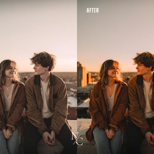 Golden Hour Lightroom Presets, Warm Presets, Gold Presets