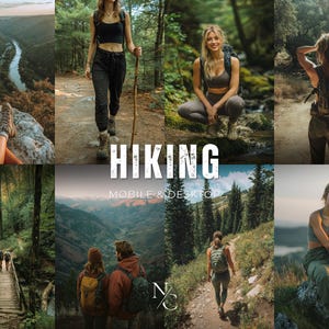 Hiking Lightroom Presets: Bright Adventure Filters (Mobile & Desktop)