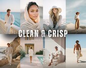 10 CLEAN & CRISP Presets, Blogger Mobile Lightroom preset, Instagram Influencer preset for Lifestyle Blog, Blogger Preset, Best Presets