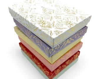 6Pcs Large Jewellery Gift Boxes Packaging Necklace Bracelet Durable Sturdy