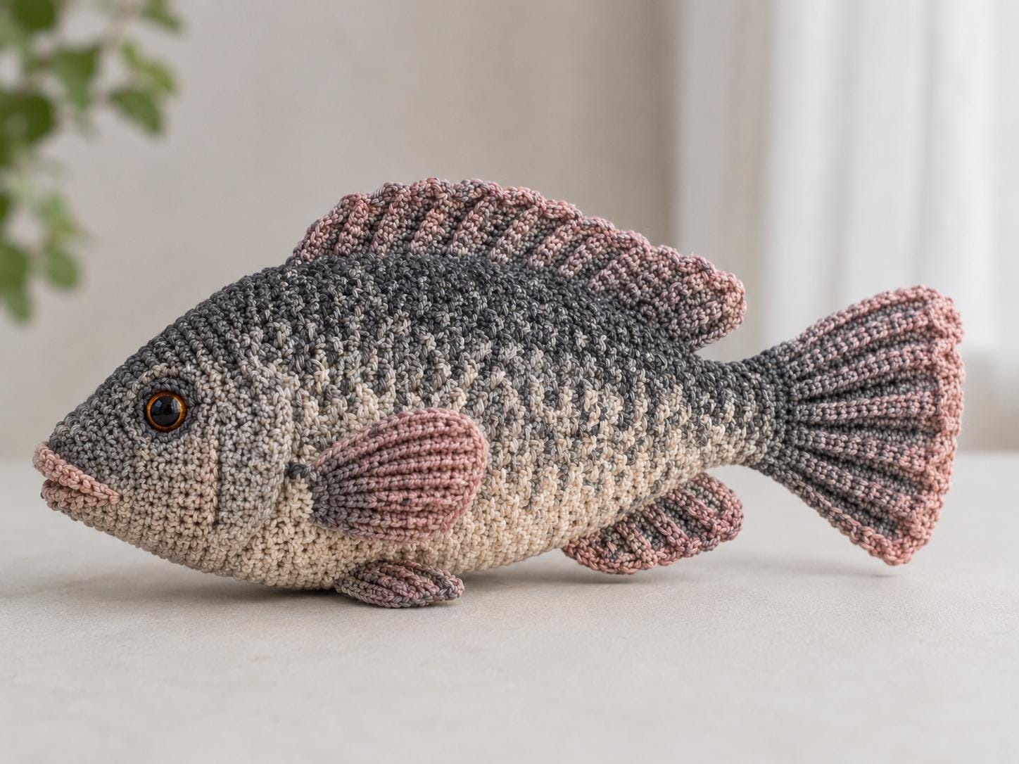 Perch Fish Patterns Realistic Perch Amigurumi PDF Pattern, Freshwater Fish Crochet Tutorial ...