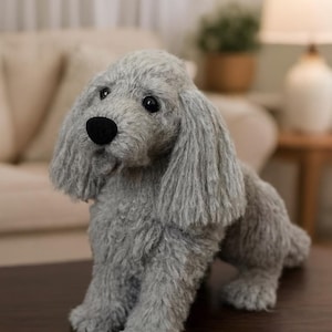 Crochet Cocker Spaniel Pattern • Fluffy Dog Amigurumi • Realistic Puppy PDF Tutorial • Stuffed Animal DIY Plushie • Easy Dog Toy