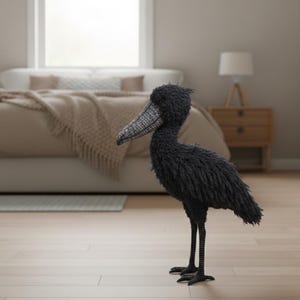 Shoebill Stork Crochet Pattern, Realistic Bird Amigurumi PDF, Exotic Bird Plush Tutorial, Animal Crochet Pattern