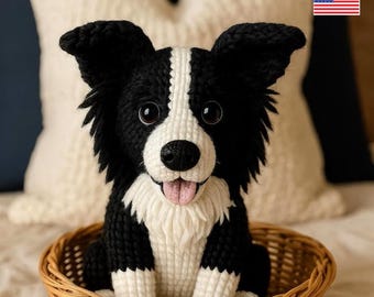 Amigurumi Dog Crochet Pattern – Cute Puppy Plush Toy, Beginner Friendly PDF Tutorial, Handmade Puppy Crochet Pattern Download