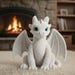 Light Fury Dragon Crochet Pattern, Fantasy Dragon Amigurumi PDF, White ...