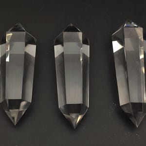 Hand Cut Vogel Quartz Crystal Point: 6-Sided Healing Stone