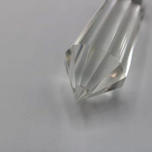 Clear Quartz Vogel Crystal Wand: 12 Sided Tibet Himalayan Healing Point