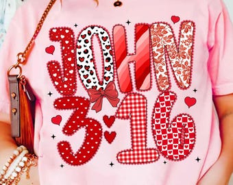 John 3:16 png, Preppy Valentine Png, loved valentine png, Christian Valentine png, Bible Verses png, Coquette Valentine png, Valentine png