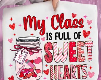 La mia classe è piena di dolciumi Png, Insegnare ai dolciumi Png, San Valentino Png, Insegnante San Valentino Png