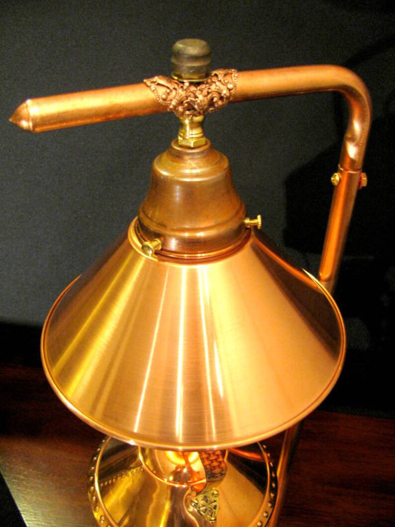 Retro Vintage Copper Teapot Lamp / An Original Steamworks Etsy