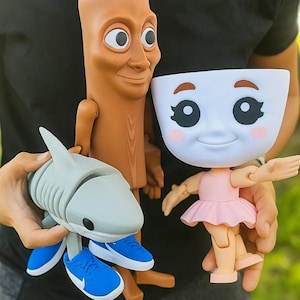 HUGE Brainrot Toys - Limited Edition Physical Figure Toy - Tung Tung Sahur, Tralalelo, Bailarina capuccino